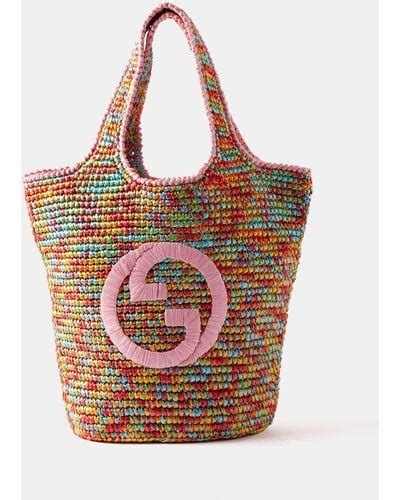 gucci raffia bags for women|gucci beach handbags.